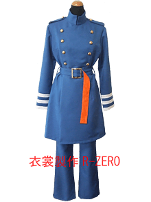 青いコスプレ風オーダーメイド衣装製作例