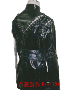 黒いレザー風オーダーメイド衣装製作事例