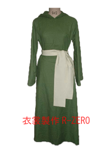 グリーンのオリジナル衣装製作例