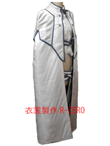 白いコスプレ風衣装製作例