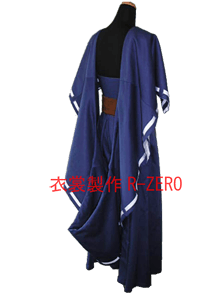 青いコスプレ風オーダーメイド衣装製作例