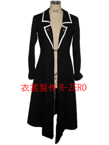 黒いコートのオーダーメイド衣装製作例