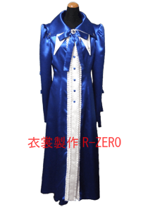 ブルーのワンピースオーダーメイド衣装製作例
